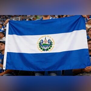 Flag of El Salvador, Unique Design, 3x5 Ft / 90x150 cm size, EU Made